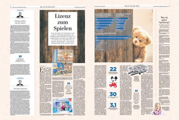 Hannoversche Allgemeine Zeitung über spiel gut