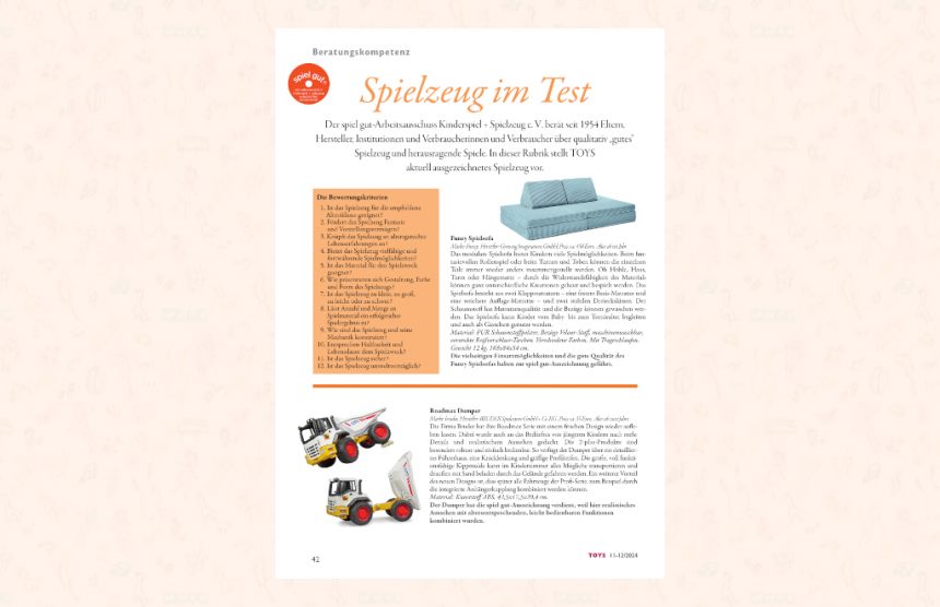 TOYS Spielzeug im Test 11-12/2024