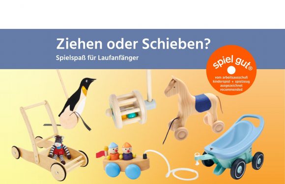 Schieben oder Ziehen – Spielspaß für Laufanfänger