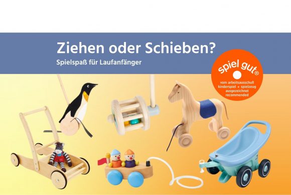 Schieben oder Ziehen – Spielspaß für Laufanfänger