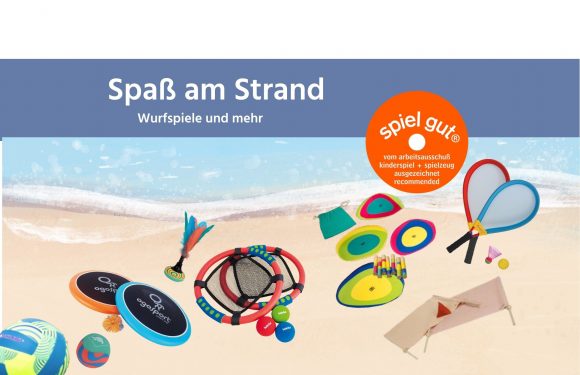 Spielspaß am Strand
