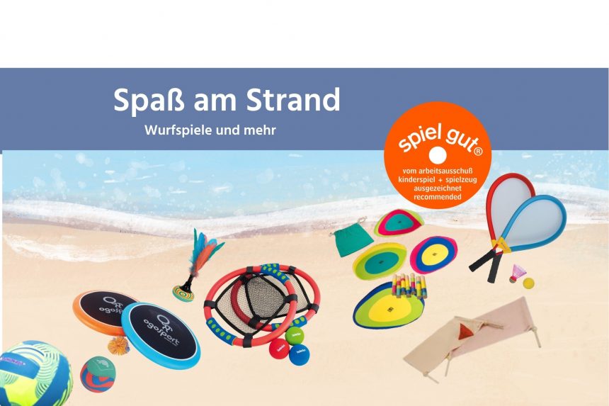 Spielspaß am Strand